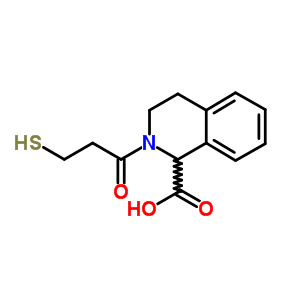 2-(3-sulfanylpropanoyl)-1,2,3,4-tetrahydroisoquinoline-1-carboxylic acid