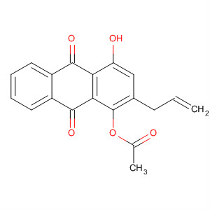 9,10-Anthracenedione, 1-(acetyloxy)-4-hydroxy-2-(2-propenyl)-