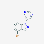 4-bromo-1-(pyrimidin-5-yl)-1H-indazole