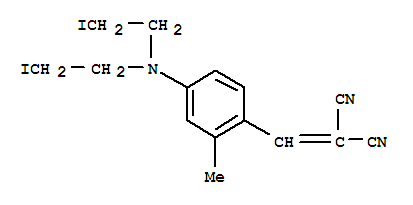 {4-[bis(2-iodoethyl)amino]-2-methylbenzylidene}propanedinitrile
