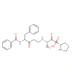 L-Proline, 1-[N-[4-(benzoylamino)-3-oxo-5-phenylpentyl]-L-alanyl]-, (S)-