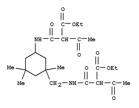 ethyl 2-[[[3-[[[2-(ethoxycarbonyl)-1,3-dioxobutyl]amino]methyl]-3,5,5-trimethylcyclohexyl]amino]carbonyl]-3-oxobutyrate