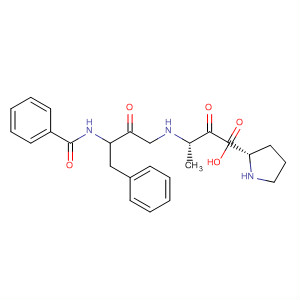 L-Proline, 1-[N-[3-(benzoylamino)-2-oxo-4-phenylbutyl]-L-alanyl]-, (S)-