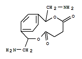 2,9-bis(aminomethyl)-3,8-dioxabicyclo[8.2.2]tetradeca-10,12,13-triene-4,7-dione