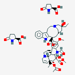 22-oxovincaleukoblastine, compound with 5-oxo-L-proline (1:2)