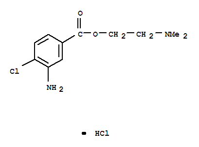 (2-dimethylamino)ethyl 3-amino-4-chlorobenzoate monohydrochloride