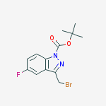 1H-Indazole-1-carboxylic acid, 3-(broMoMethyl)-5-fluoro-, 1,1-diMethylethyl ester