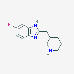 5-Fluoro-2-(piperidin-3-ylmethyl)-1H-benzimidazole