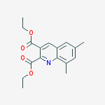 6,8-DIMETHYLQUINOLINE-2,3-DICARBOXYLIC ACID DIETHYL ESTER