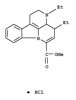 1H-Indolo[3,2,1-de][1,5]naphthyridine-6-carboxylicacid, 3,4-diethyl-2,3,3a,4-tetrahydro-,methyl ester, hydrochloride (1:1)