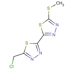 2,2'-Bi-1,3,4-thiadiazole, 5-(chloromethyl)-5'-(methylthio)-