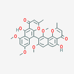 5-Hydroxy-10-(5-hydroxy-8,10-dimethoxy-2-methyl-4-oxo-4H-naphtho[1,2-b]pyran-9-yl)-6,8-dimethoxy-2-methyl-4H-naphtho[2,3-b]pyran-4-one
