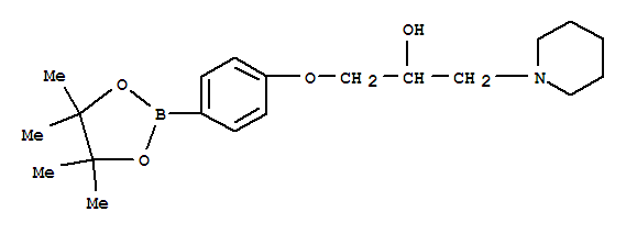 4-(2-Hydroxy-3-(piperidin-1-yl)propoxy)phenylboronic acid, pinacol ester