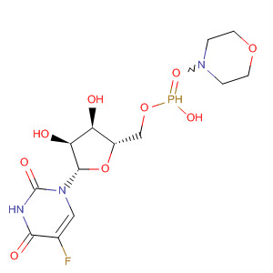 Uridine, 5-fluoro-, 5'-(hydrogen 4-morpholinylphosphonate)