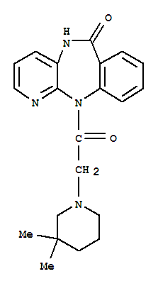 6H-Pyrido[2,3-b][1,4]benzodiazepin-6-one,11-[2-(3,3-dimethyl-1-piperidinyl)acetyl]-5,11-dihydro-