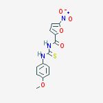 N-[(4-methoxyphenyl)carbamothioyl]-5-nitrofuran-2-carboxamide