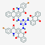 6,6-[[6-[(9,10-dihydro-9,10-dioxoanthryl)amino]-1,3,5-triazine-2,4-diyl]diimino]bis[10-bromonaphth[2,3-c]acridine-5,8,14(13H)-trione]