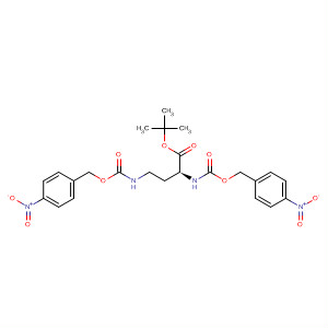Butanoic acid, 2,4-bis[[[(4-nitrophenyl)methoxy]carbonyl]amino]-,1,1-dimethylethyl ester, (S)-