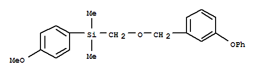 (4-methoxyphenyl)(dimethyl){[(3-phenoxybenzyl)oxy]methyl}silane