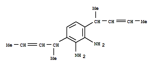 1,2-Benzenediamine,3,6-bis(1-methyl-2-buten-1-yl)-