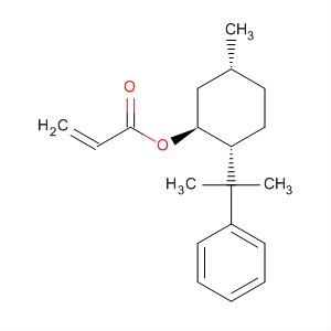 2-Propenoic acid,(1S,2R,5R)-5-methyl-2-(1-methyl-1-phenylethyl)cyclohexyl ester molecular structure