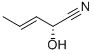 [R,(-)]-2-Hydroxy-3-pentenenitrile molecular structure