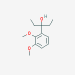 3-(2,3-dimethoxyphenyl)pentan-3-ol molecular structure