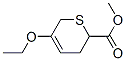 2H-THIOPYRAN-2-CARBOXYLIC ACID,5-ETHOXY-3,6-DIHYDRO-,METHYL ESTER molecular structure