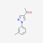 1-[1-(3-METHYLPHENYL)-1H-PYRAZOL-4-YL]ETHANONE