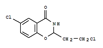 6-chloro-2-(2-chloroethyl)-2,3-dihydro-4H-1,3-benzoxazin-4-one