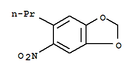 5-nitro-6-propyl-1,3-benzodioxole molecular structure