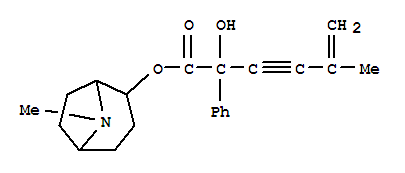 8-methyl-8-azabicyclo[3.2.1]oct-2-yl (2R)-2-hydroxy-5-methyl-2-phenylhex-5-en-3-ynoate