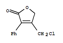 4-(chloromethyl)-3-phenylfuran-2(5H)-one molecular structure