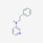 N-(2-phenylethyl)pyridin-3-amine molecular structure