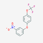 1-NITRO-3-(4-(TRIFLUOROMETHOXY)PHENOXY)BENZENE molecular structure