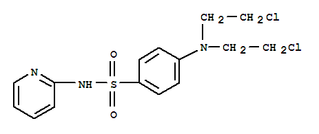 4-[bis(2-chloroethyl)amino]-N-(pyridin-2-yl)benzenesulfonamide
