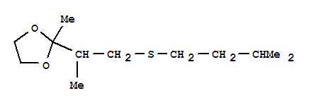 2-methyl-2-{1-[(3-methylbutyl)sulfanyl]propan-2-yl}-1,3-dioxolane