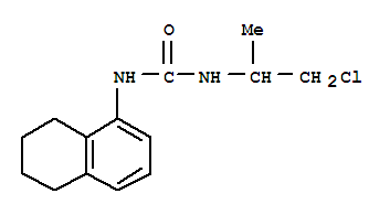 Urea,N-(2-chloro-1-methylethyl)-N'-(5,6,7,8-tetrahydro-1-naphthalenyl)- molecular structure