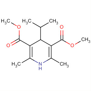 3,5-Pyridinedicarboxylic acid,1,4-dihydro-2,6-dimethyl-4-(1-methylethyl)-, dimethyl ester molecular structure