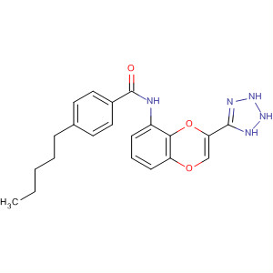 Benzamide,N-[2,3-dihydro-3-(1H-tetrazol-5-yl)-1,4-benzodioxin-5-yl]-4-pentyl-