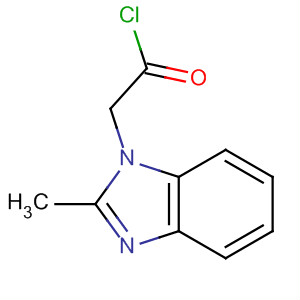 1H-Benzimidazole-1-acetyl chloride, 2-methyl- molecular structure