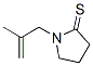 2-PYRROLIDINETHIONE,1-(2-METHYL-2-ALLYL)- molecular structure