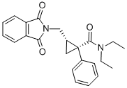 cis-2-[(1,3-Dihydro-1,3-dioxo-2H-isoindol-2-yl)methyl-N,N-diethyl-1-phenylcyclopropanecarboxamide