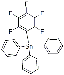 (Pentafluorophenyl)triphenylstannane molecular structure