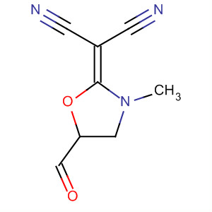 Propanedinitrile, (5-formyl-3-methyl-2-oxazolidinylidene)-, (S)- molecular structure
