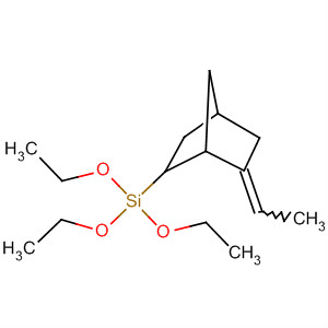 Silane, triethoxy(6-ethylidenebicyclo[2.2.1]hept-2-yl)- molecular structure