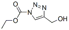 1H-1,2,3-Triazole-1-carboxylic  acid,  4-(hydroxymethyl)-,  ethyl  ester molecular structure