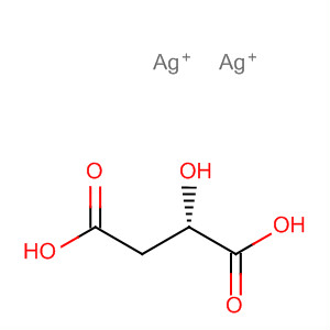 Butanedioic acid, hydroxy-, disilver(1+) salt, (S)-