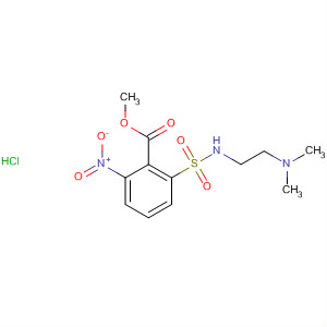 Benzoic acid, 2-[[[2-(dimethylamino)ethyl]amino]sulfonyl]-6-nitro-, methylester, hydrochloride