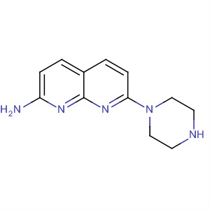1,8-Naphthyridin-2-amine, 7-(1-piperazinyl)-